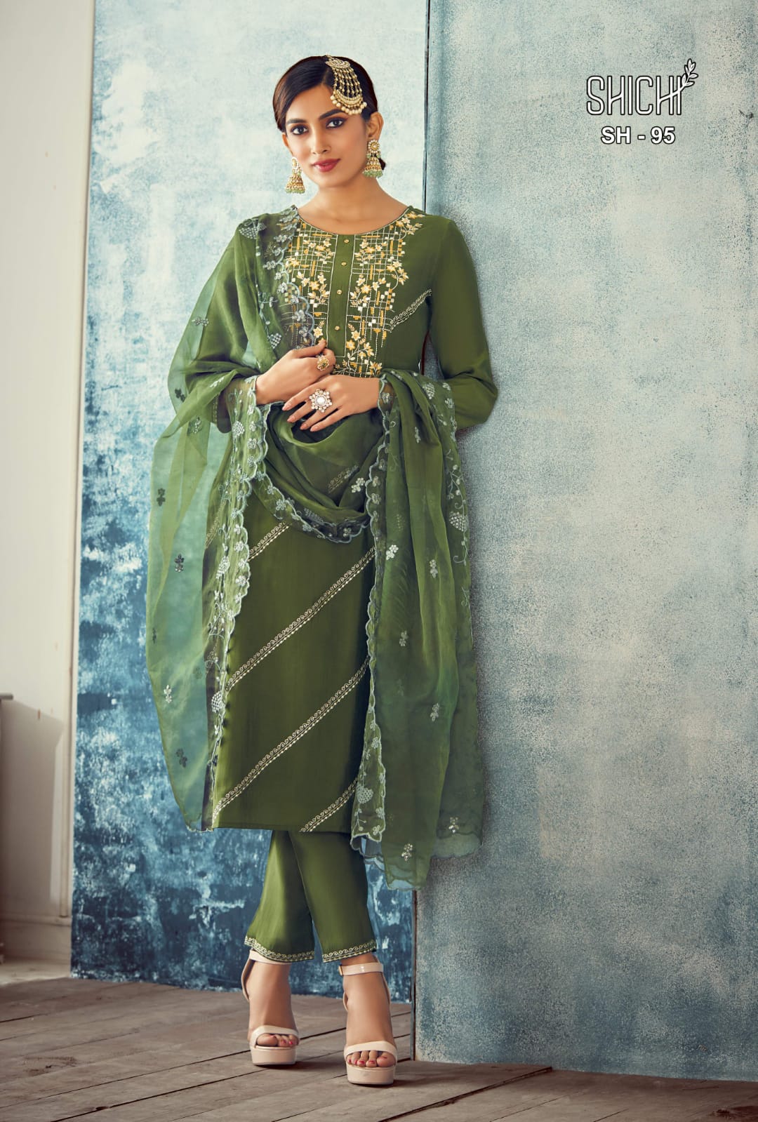 Shichi Baani Fancy Designer Wholesale Readymade Salwar Suits 